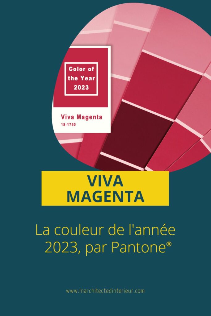 Viva magenta : la couleur de l'année 2023, par Pantone