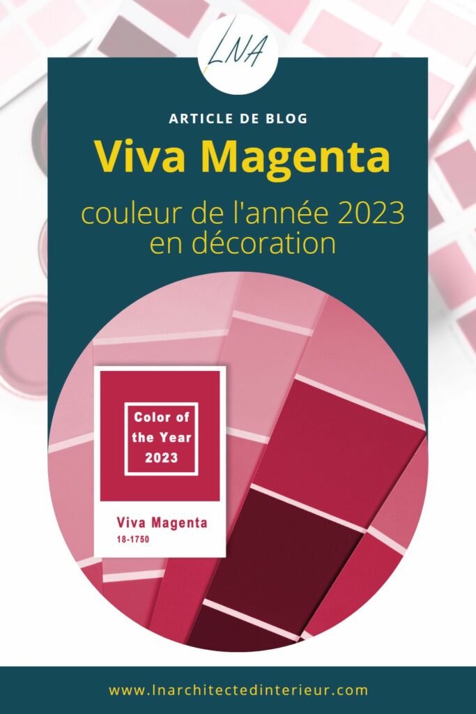 Viva magenta : la couleur de l'année 2023, par Pantone