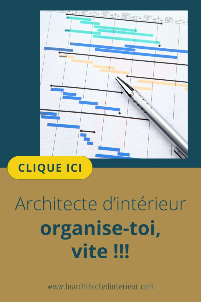 organisation architecte d'intérieur